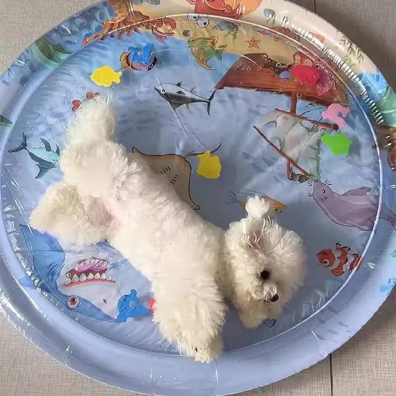 Summer Pet Inflatable Water-filled Mat Thickened And Durable Pet Breathable Water Mat To Cool Down Interactive Cat Pad Supplies