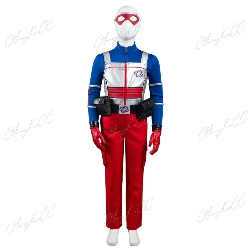 Kids Children Henry Cosplay Costume Cartoon Henry Cosplay Danger Boys Vest Pants Belt Outfits Halloween Carnival Suit