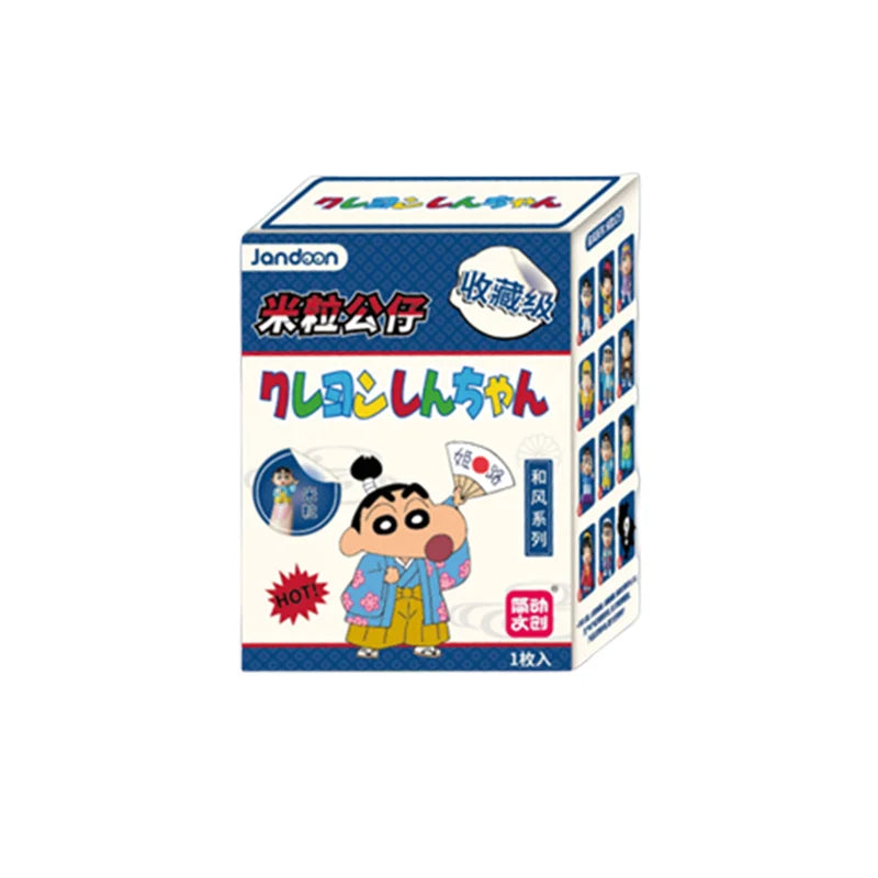 Crayon Shin-Chan Anime Figures Creative Peripheral Dinosaur Diary Baby Rice Grains Doll Model Blind Boxs Toys Children's Gifts