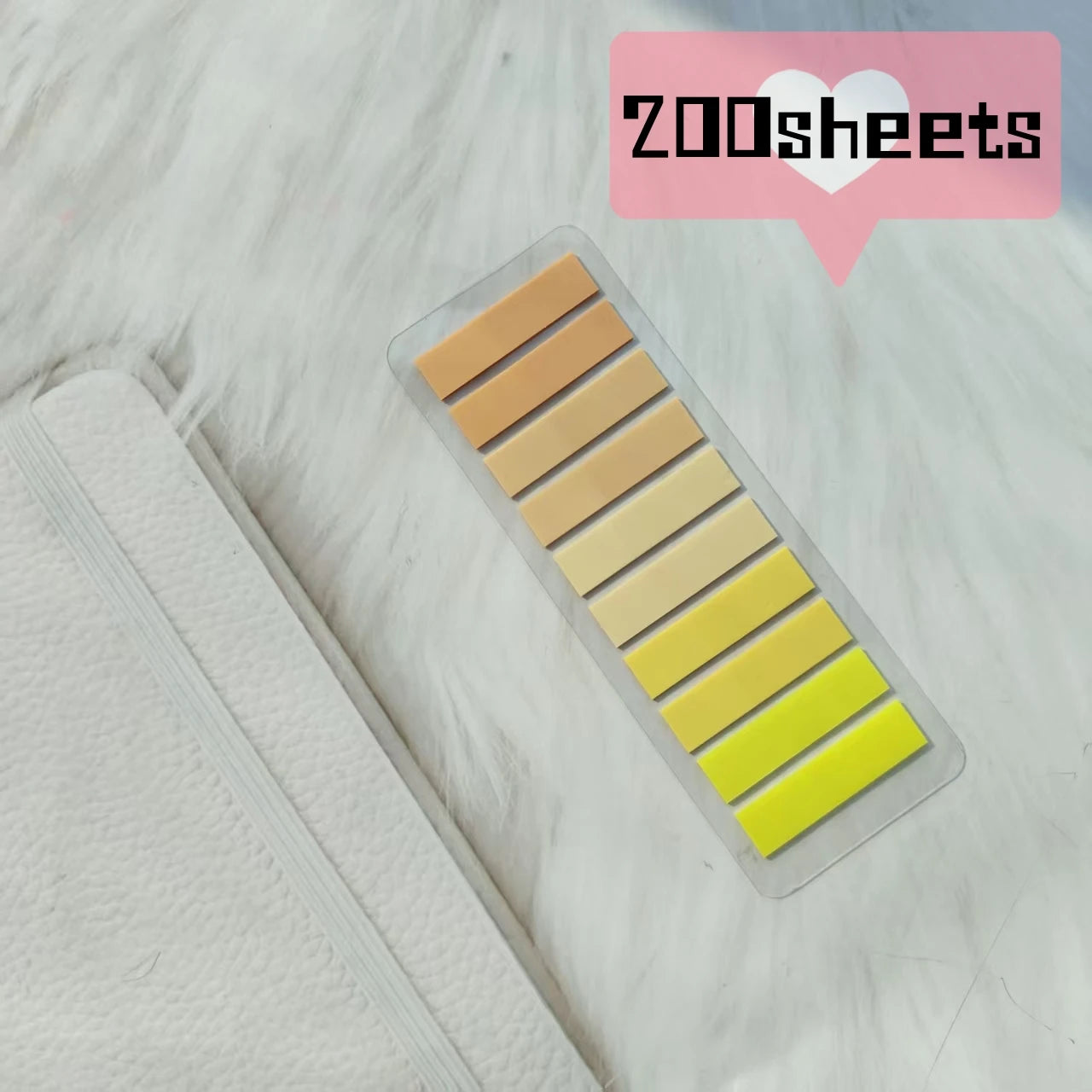 200-800Sheets Transparent Index Creative Memo Pads Office School Stationery Self-Adhesive Stickers Posted It Sticky Note Pads