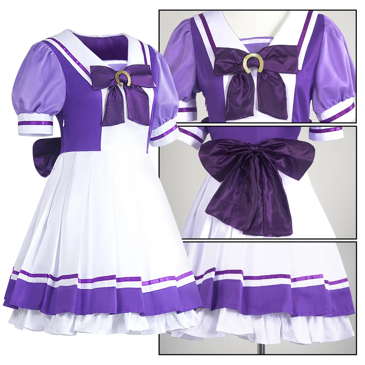 Anime Pretty Derby Uma Musume Cosplay Costume Uma Musume Tokai Teio Cosplay Wig Tail Ear Dress Women Halloween Party Outfit