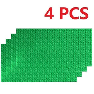 4PCS Classic Baseplates 32x32 16X32 Dots Building Blocks Bricks Base Plates DIY Plastic Board Blocks MOC City Construction Toys
