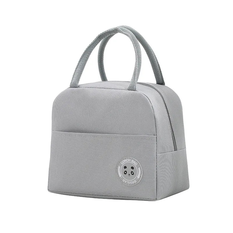 Aluminum Foil Insulated Lunch Bag for Office Workers Portable Lunch Box Lunch Bag Minimalist Kid Insulated  Handbag