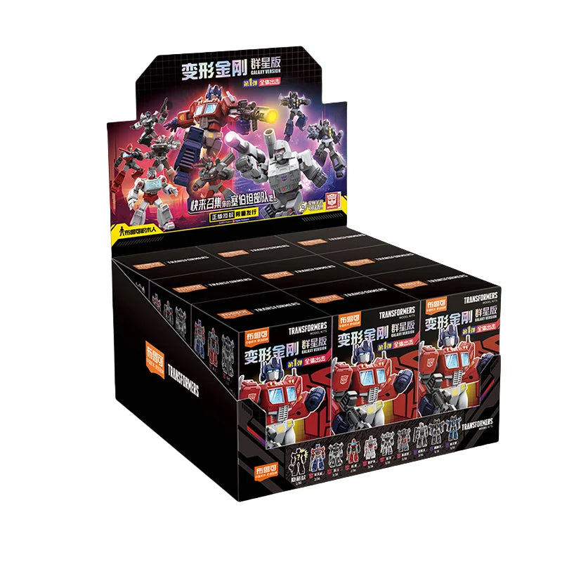 Blokees Transformers Optimus Prime Megatron Unicron Shockwave Skywarp Sludge Grimlock Metroplex Action Figure Anime Model Toys