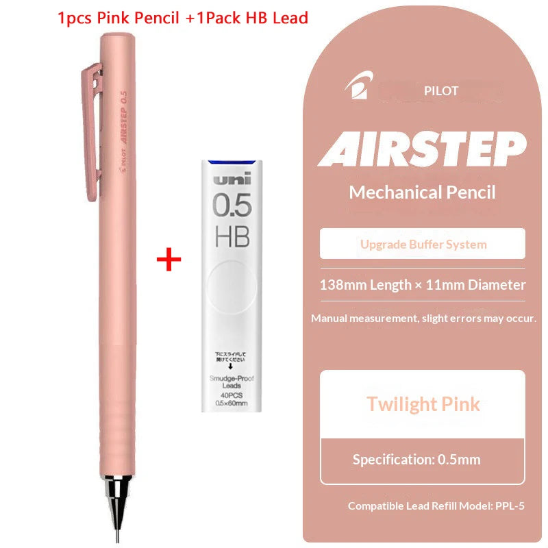 PILOT AIRSTEP Pencil HAS-15 New Function Mechanical Pencil,0.5mm Limited Edition Color Pen Body Students Children Stationery Pen