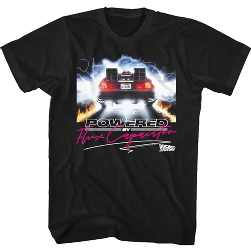 Back To The Future Vintage Car GRAPHIC T Shirt for Men Camiseta Summer Short Sleeve T Shirts Back To Future Tee Tops Streetwear