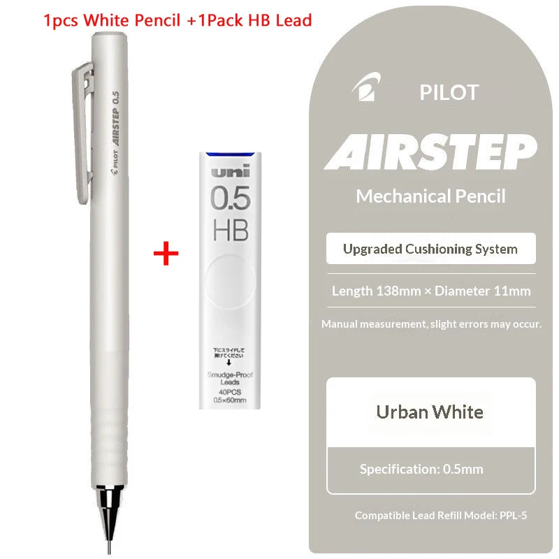 PILOT AIRSTEP Pencil HAS-15 New Function Mechanical Pencil,0.5mm Limited Edition Color Pen Body Students Children Stationery Pen