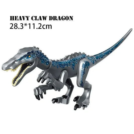 Jurassic World Brutal Raptor Building Blocks Dinosaur Model Tyrannosaurus Indominus T-Rex Assemble Educational Toy For Kids Gift