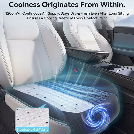 Gel Cooling Car Chair Seat Cushion Fan Summer Cool Pad Auto Sensor Cooling Mat Ventilation Cushion USB  Air-conditioning Seat