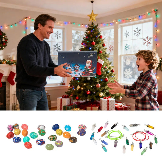 Crystal Pendant Advent Calendar – 24-Day Countdown for Girls & Teens