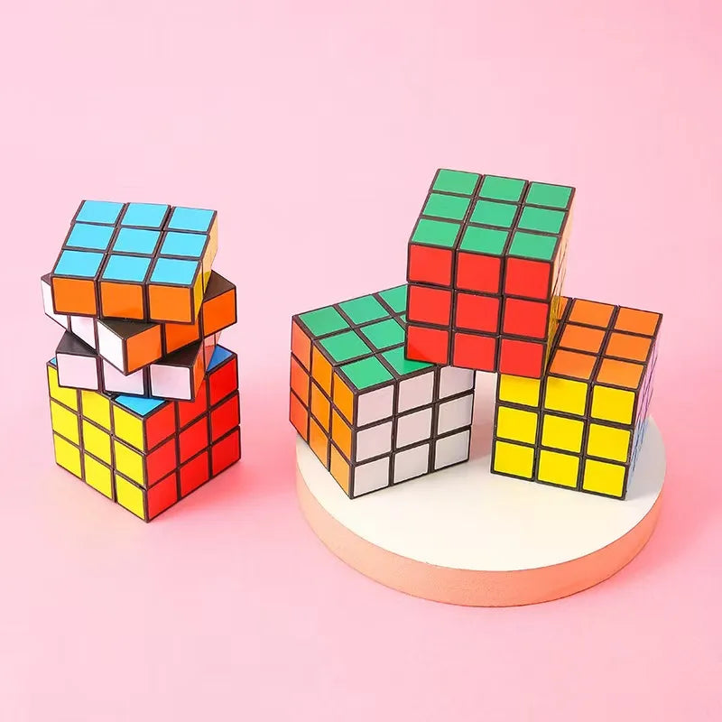 12Pcs 3cm Mini Magic Cube Children Educational Toys Kindergarten Prize Kids Birthday Party Favors Goodie Bag Pinata Fillers