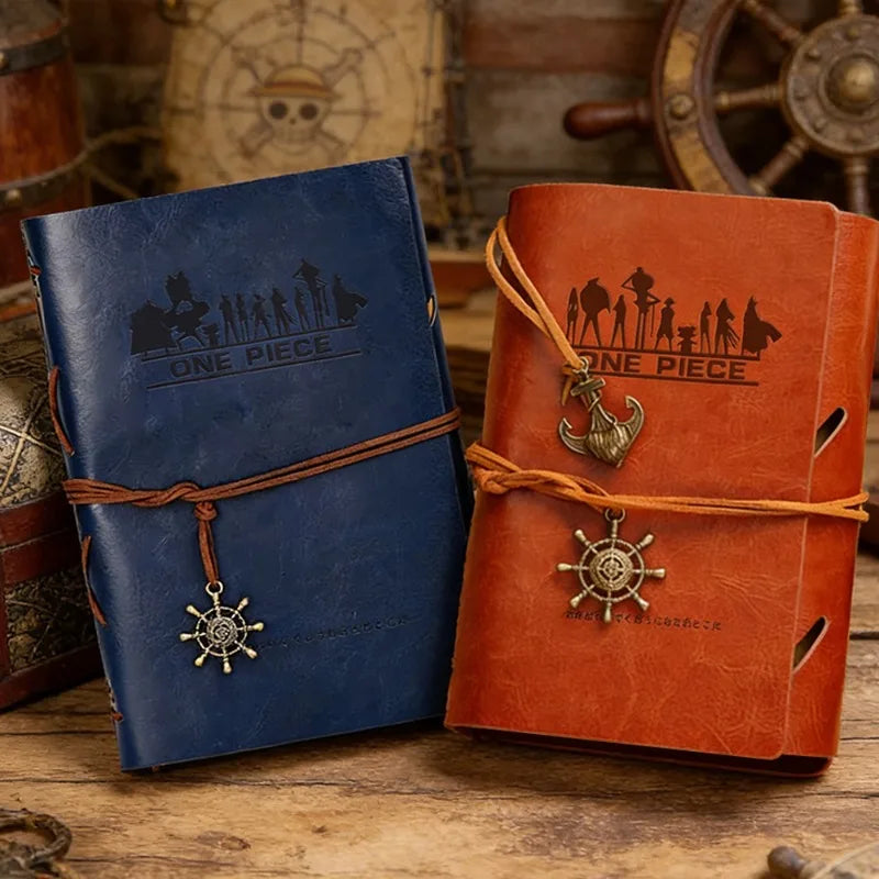 One Piece Luffy Blank page Notebook Cute Fashion Cartoon Personalized Creative Kawaii Simple Journal Birthday Gift for Friends