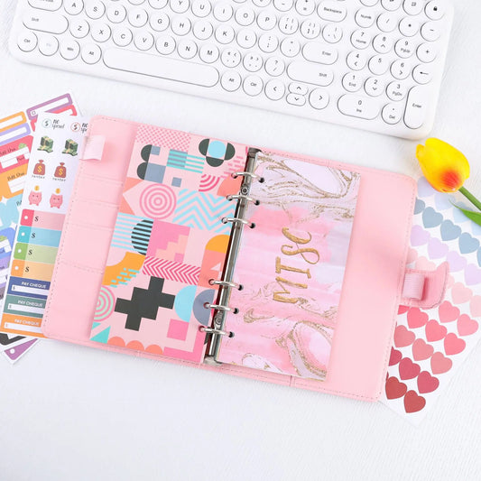 New Color A5A6 Crocodile Pattern DIY Binder Notebook Cover Diary Agenda Planner Paper Cover School Stationery
