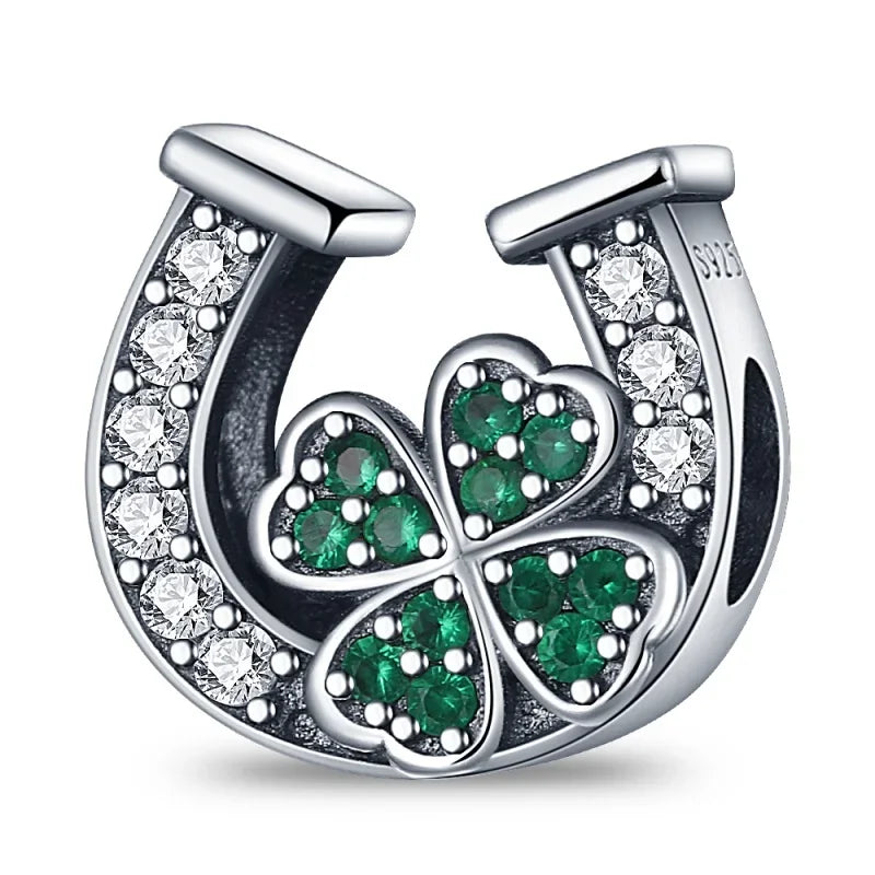 925 Silver Family Series Mother Daughter Splittable Heart Mom Charm Beads Fit Necklace Bracelet Mother's Day DIY Jewellery Gifts
