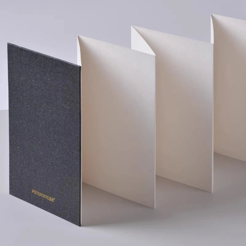 100% Cotton Square Watercolor Sketchbook 300gsm Paper Folded Drawing Pad Organ Sketch Notebook Student Watercolor Journal Book