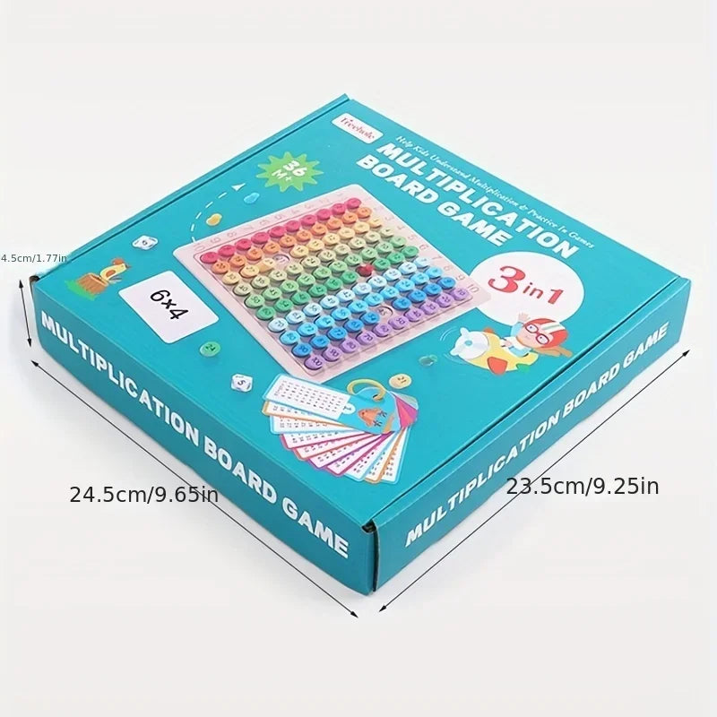 Wooden Toys Math Toys 99 Multiplication Table Math Arithmetic Teaching Aids Gifts for  Friends