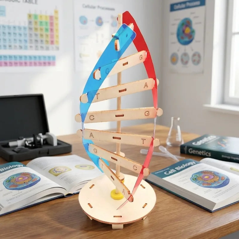 Biological Science DIY DNA Double Helix Structure Model Human Gene Experiment Material STEM 3D Assembly Educational Toy