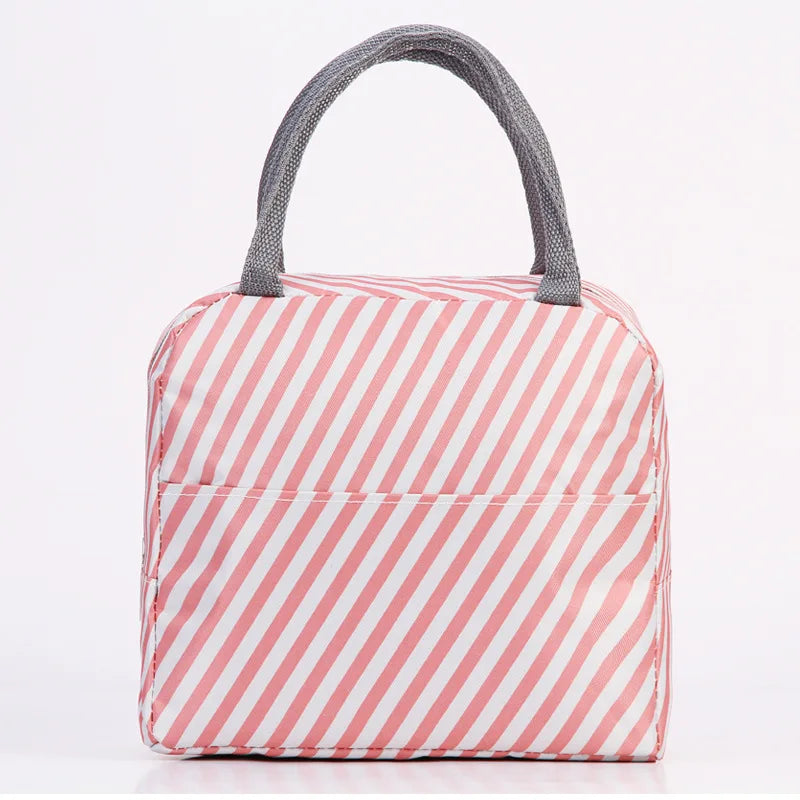 Aluminum Foil Insulated Lunch Bag for Office Workers Portable Lunch Box Lunch Bag Minimalist Kid Insulated  Handbag