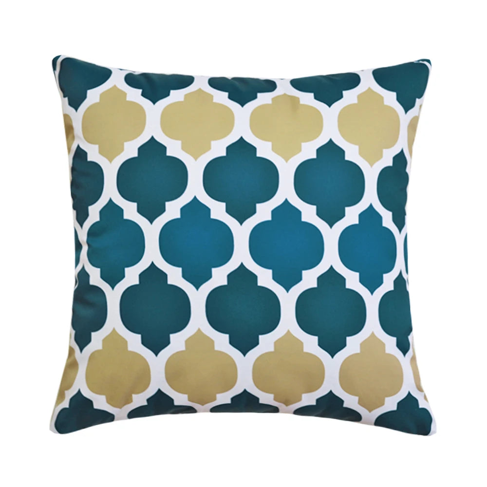 50x70cm Twill Waterproof Colorful Print Outdoor Pillowcase Summer Cool Cushion Cover For Patio Sofa Balcony