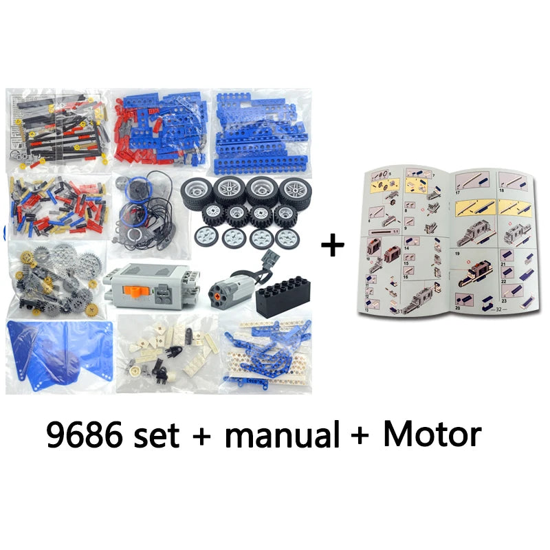 STEM MOC Building Set Technical Creative Assembly Bricks Educational DIY Model Learning Toy Holiday Gift