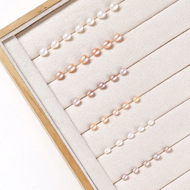 JD Premium Natural Freshwater Rice Pearl Single Loose Bead High Luster Polished Pearl for DIY Jewelry Making