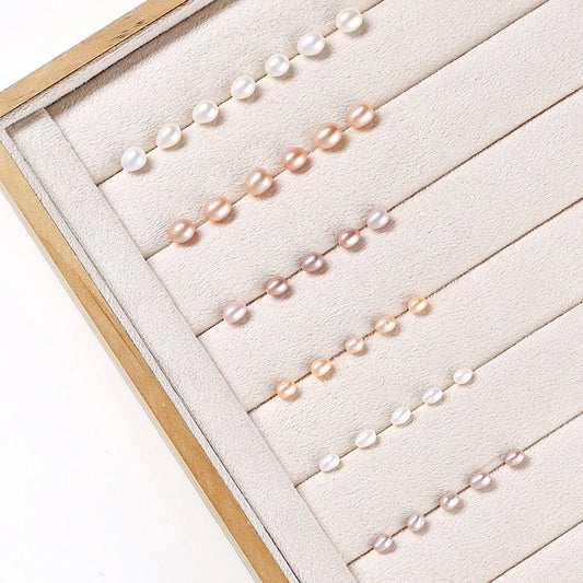 JD Premium Natural Freshwater Rice Pearl Single Loose Bead High Luster Polished Pearl for DIY Jewelry Making