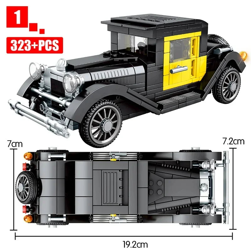 Speed Series Racing Sports Vehiclea Technique Car Supercar Building Blocks Set Bricks Classic MOC Model Toys For Kids