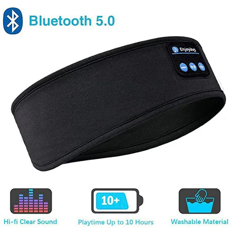 New Bluetooth Sleep Headset Wireless Headphones Music Eye Mask Sleep Sports Headband Outdoor Running Yoga Headband
