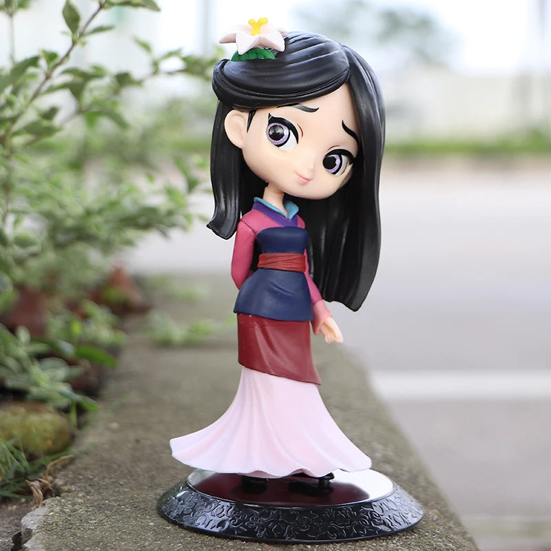 Disney Princess Ariel Rapunzel Cinderella Mermaid Anna Elsa Belle Sofia Snow White Mulan The Little Mermaid Figure Toys Kid Gift