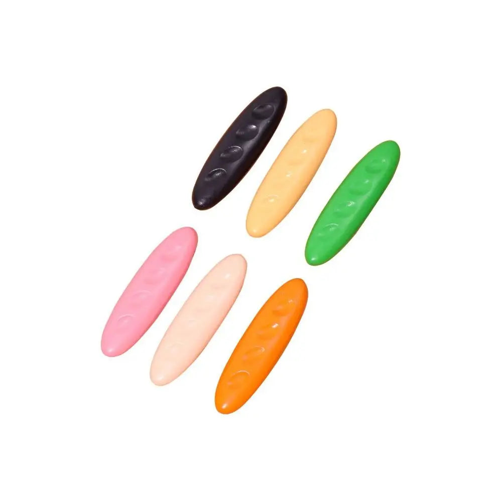 12/24/36 Colors Children Do Not Dirty Hands Plastic Crayon Set Creative Painting Tools Peanut Shaped Washable Erasable