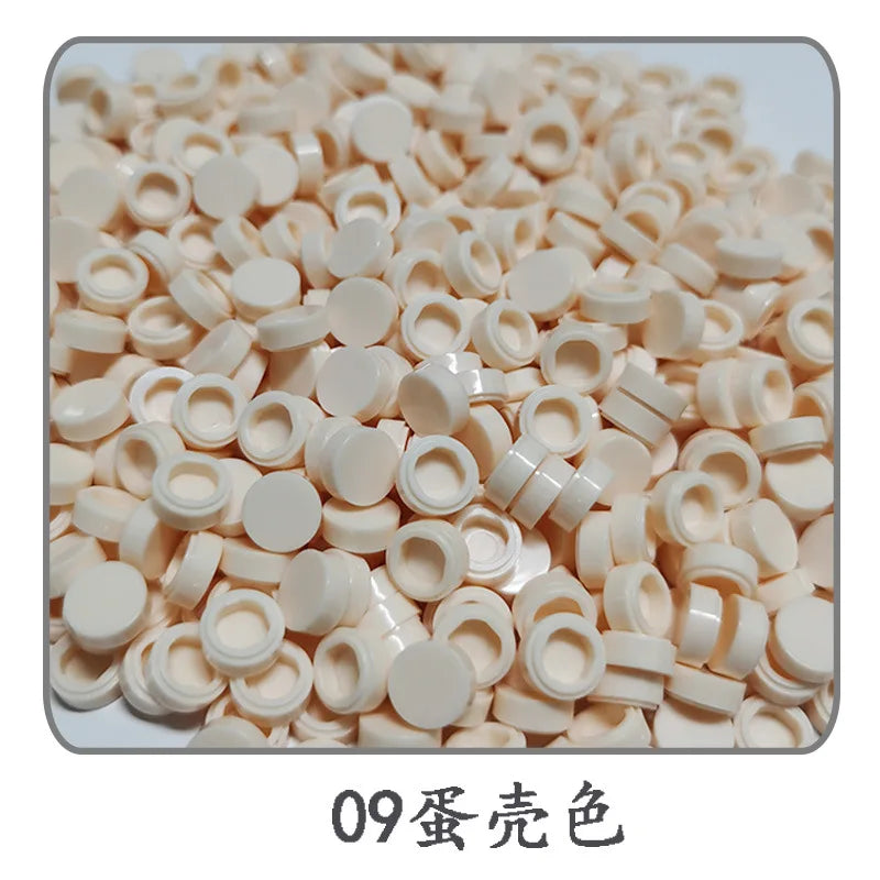 500pcs 1x1 Round  98138 Pixel Art Remix Building Block Toy Mosaic Drawing Series