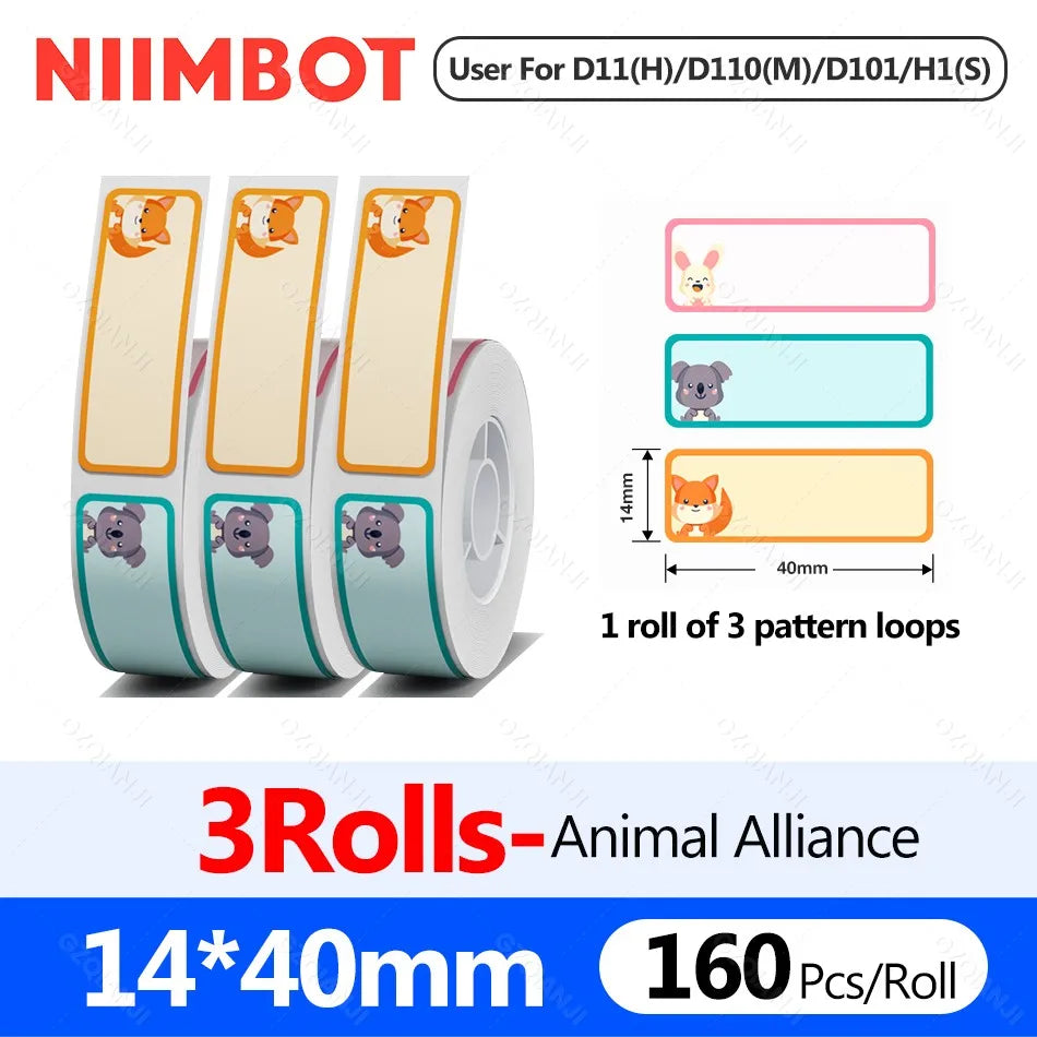D110M Niimbot Label Thermal Sticker Printer Wireless Bluetooth Portable Mini Machine Barcode Code UV Tag Self-Adhesived Maker