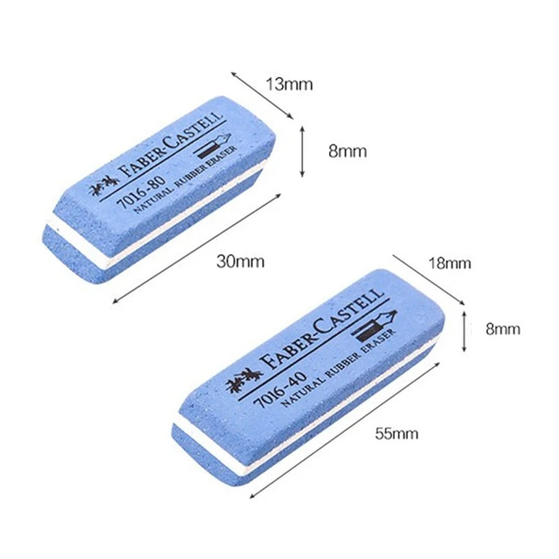 Faber Castell Natural Rubber Eraser for Gel/Ink/Ballpoint/Fountain Pen Sand Rubber Eraser Erasable School Exam Supplies 3Pcs