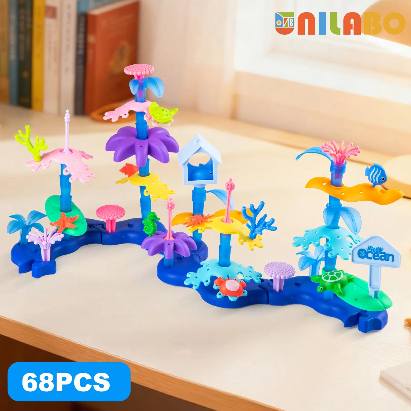 Grow Their Imagination with STEM Educational Flower Garden Building Toy - Perfect Gift for 3-7 Year Old Boys & Girls!