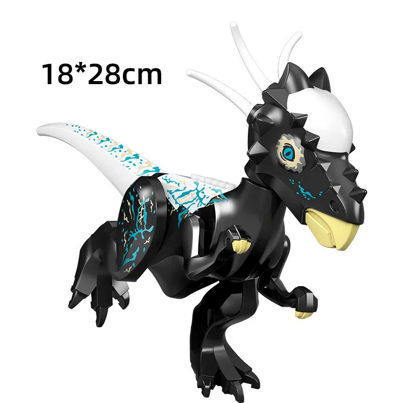 Jurassic Dino World Large Dinosaurs Figures Bricks Building Blocks Velociraptor T-Rex Triceratops Indominus Rex Toys For Kids