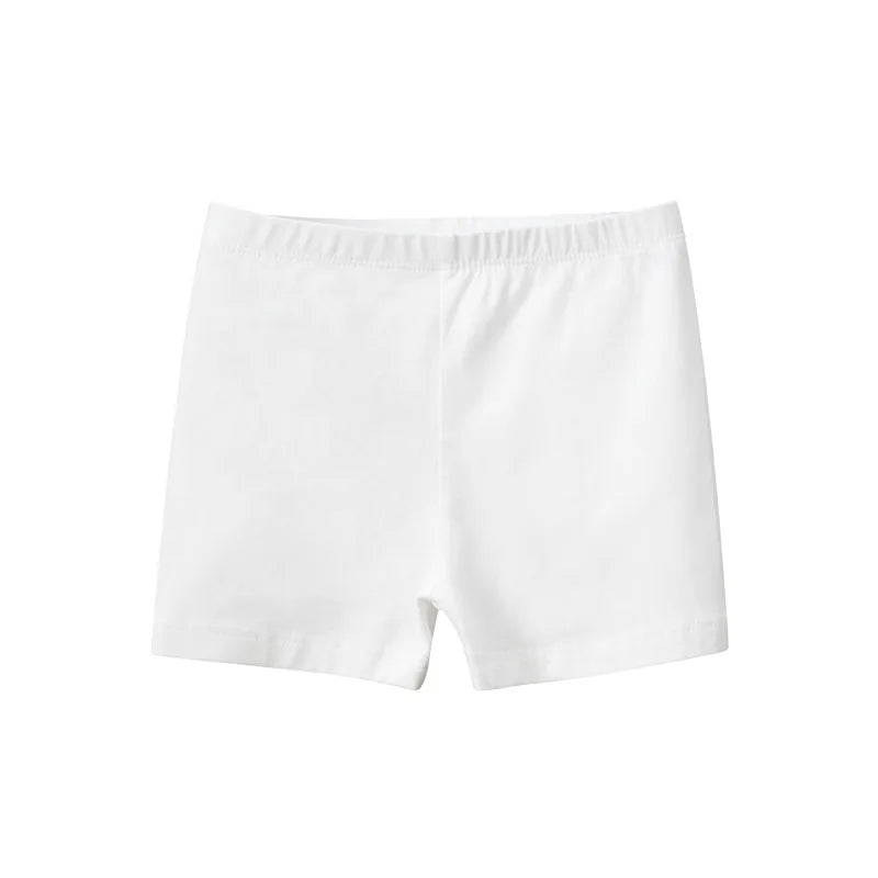 2-8T Summer Infant Girl Safety Shorts Toddler Kid Baby Girl Clothes Cotton Casual Plain Stretch Short leggings Childrens Outfits