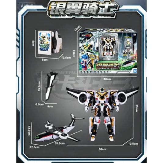 Triple Track Giant God Transformation Robot Season 3, Mechanical Vehicles Combining Action Figure Toy