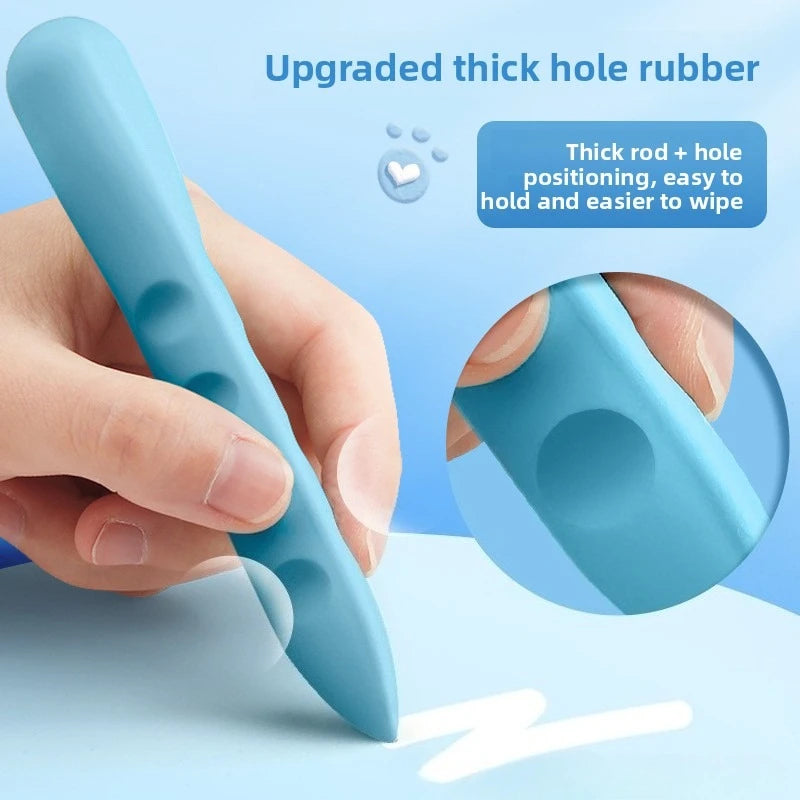 Ultra-large hole eraser for primary school students, child-friendly creative large-size eraser with no residue and no dust