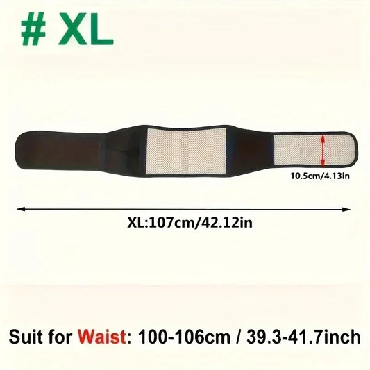 Adjustable Tourmaline Self-heating Magnetic Therapy Waist Belt Lumbar Support Back Waist Support Brace Double Banded aja lumbar