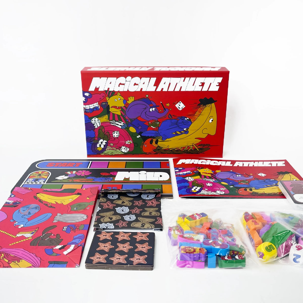 Deluxe Big Box Party Board Game: Magical Athlete – Hilarious Racing Fun, Perfect for Friends' Game Night