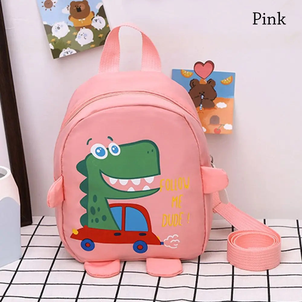 Cartoon Dinosaur Cute Toddler Rucksack Safety Harness Anti-lost Backpacks Boys Girls Kindergarten Schoolbag