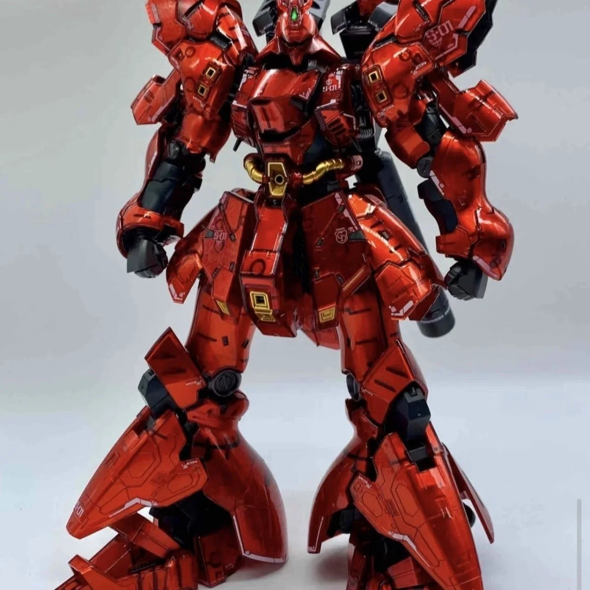 GAOGAO RG Sazabi Mechanical Core Plating Ver. Action Figure Assembly Model Kit U.C.0093 Color Transparent Birthday Gifts