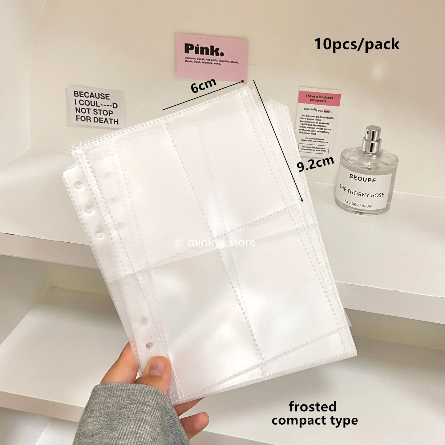 MINKYS Original Design Starrry Star PU A5 Kpop Photocard Binder Collect Book Idol Photo Card Holder Photocards Album