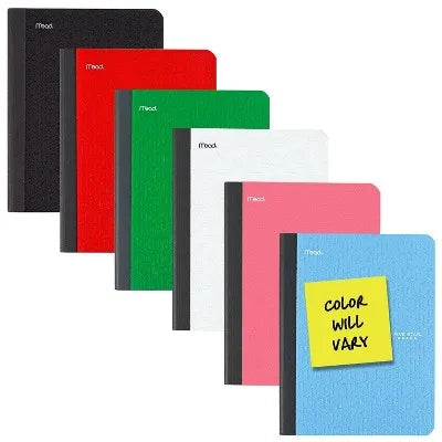 80Pg College Rule Composition Notebook 9.75 Inchx7.5 Inch: Soft Cover, Acid-Free, Sewn Binding, Adult Stationery