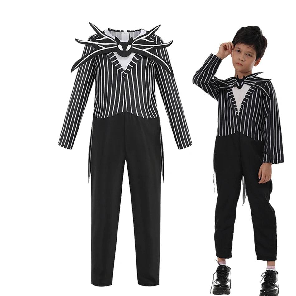 2026 Girls Horro Before Christmas Sally Halloween Cosplay Dress Party Kids Costume Boys Jack Gothic Clothes