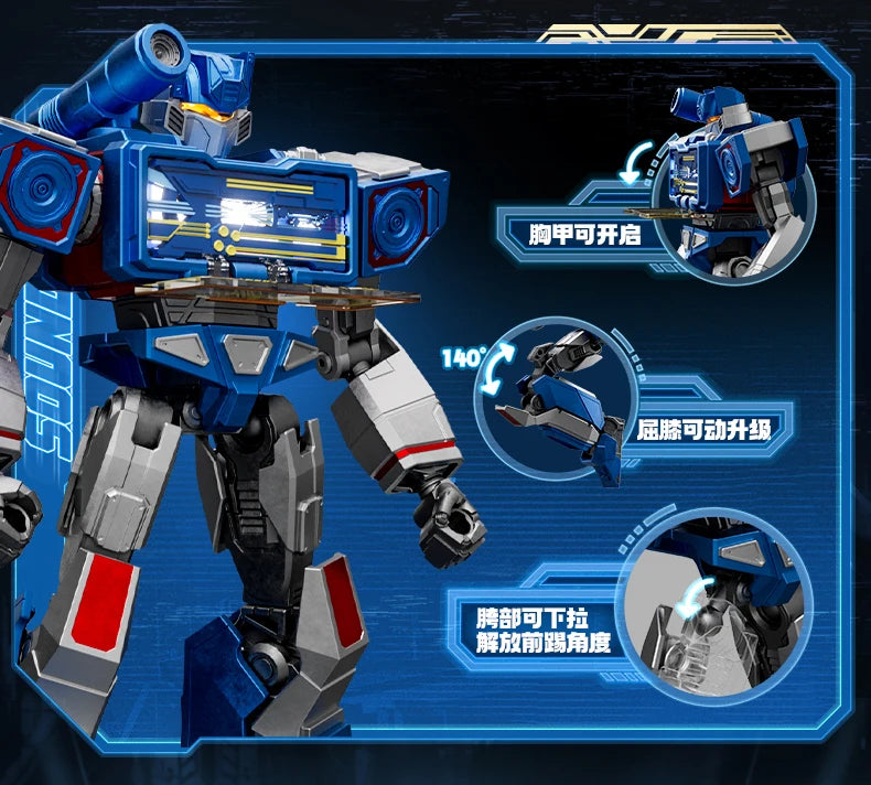 BLOKEES Original Transformation ONE SHOCKWAVE SOUNDWAVE IRONHIDE Classic Class Building Block Action Figure Toys Collection Gift