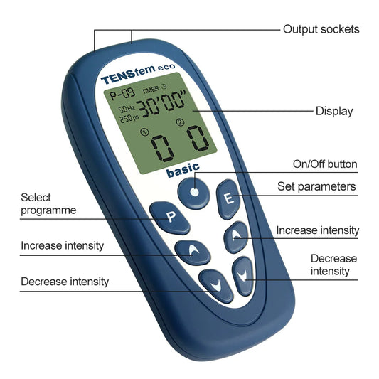 Tens Unit Muscle Stimulator 16 Massage Mode Tens EMS Machine Device Touchscreen Massager Intensity Deep Tissue Shoulder Pain Rel