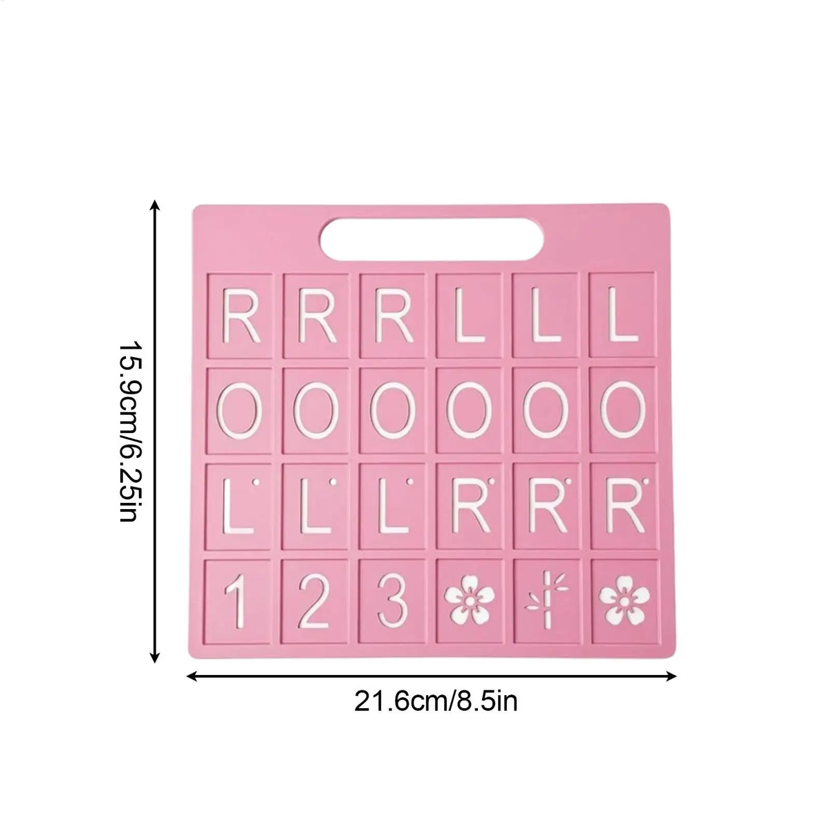 Solo Mahjong Board, 24 Slots Portable American Fun Games Mahjong Practice Board Training Tool for Vacation Camping Holiday