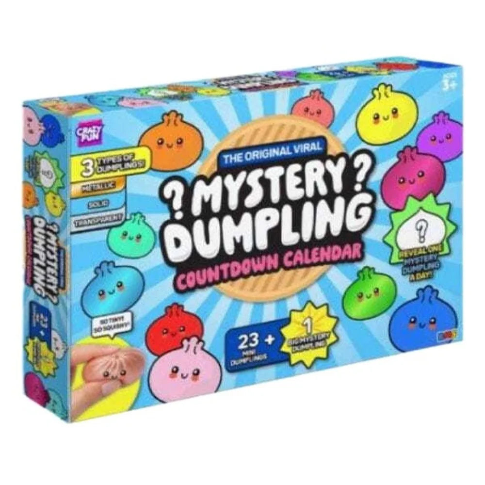 Soft Mystery Dumpling 24-Day Advent Calendar – Slow-Rise Fidget Blind Boxes