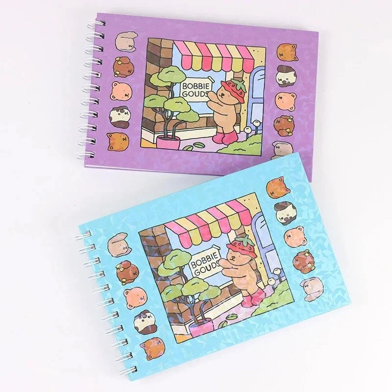 Bobbie Goudg Coloring Book for Adults and Teens Educational Doodle Book Coloring Books Students Stationery Children's Gifts